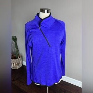 C9 Champion Duo Dry Asymmetrical 1/4 Zip Running Athletic Pullover Top Shirt LG